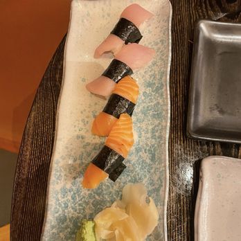 Yellowtail Japanese Restaurant & Lounge - They "remade" their sushi and gave me this! - Japanese Near Me - Las Vegas, Nevada Yellowtail Japanese Restaurant & Lounge - They "remade" their sushi and gave me this! - Japanese Near Me - Las Vegas, Nevada