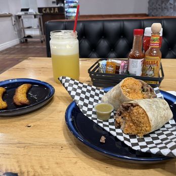 S & J Gran Cafe - Carne assada burrito and side friend plantains .. - Breakfast & Brunch Near Me - Orange, California S & J Gran Cafe - Carne assada burrito and side friend plantains .. - Breakfast & Brunch Near Me - Orange, California