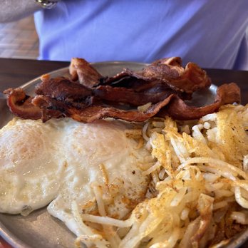 Iron Skillet - As asked, delivered! Yah, he likes eggs medium over. - New American Near Me - Shreveport, Louisiana Iron Skillet - As asked, delivered! Yah, he likes eggs medium over. - New American Near Me - Shreveport, Louisiana
