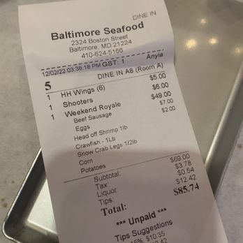 Baltimore Seafood - Seafood Near Me - Baltimore, Maryland