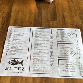 El Pez - Menu - Sushi Bars Near Me - San Diego, California El Pez - Menu - Sushi Bars Near Me - San Diego, California