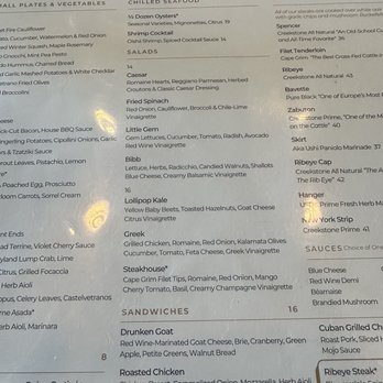 Echo & Rig - Menu - Steakhouses Near Me - Las Vegas, Nevada