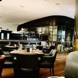 Hawksmoor - Art Deco design view from our table before it got packed.