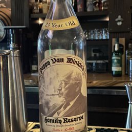 the label on a bottle of rum