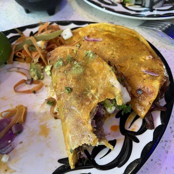 Kalaveras - Quesabirria tacos. Dry, tortilla was soggy, no flavor. Consome was very oily. - Bars Near Me - Riverside, California Kalaveras - Quesabirria tacos. Dry, tortilla was soggy, no flavor. Consome was very oily. - Bars Near Me - Riverside, California
