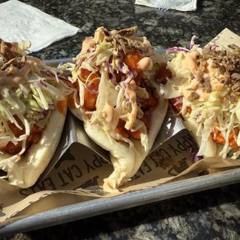 Happy Cat Eats - Crispy bao tacos - Burgers Near Me - Santa Barbara, California Happy Cat Eats - Crispy bao tacos - Burgers Near Me - Santa Barbara, California