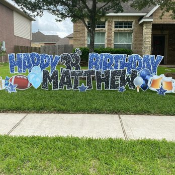 Signed With Love Lawn Greetings - Birthdays - Party & Event Planning Near Me Signed With Love Lawn Greetings - Birthdays - Party & Event Planning Near Me