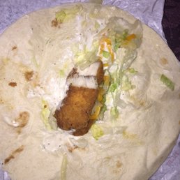 a burrito with chicken and slaw a burrito with chicken and slaw