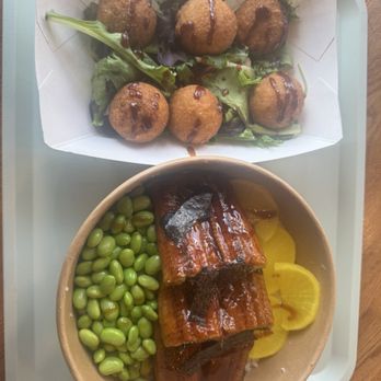 Busaba Cafe - Eel rice bowl with takoyaki - Noodles Near Me - Southern Pines, North Carolina