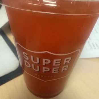 Super Duper Burgers - Strawberry lemonade - Burgers Near Me - Emeryville, California Super Duper Burgers - Strawberry lemonade - Burgers Near Me - Emeryville, California