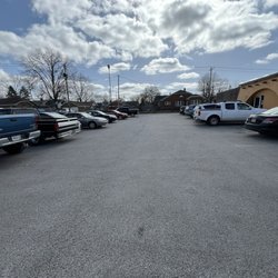 Taco Casita - Beautiful clouds in the nearly filled Taco Casita parking lot.