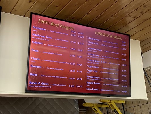 Menu photo 1 Burger Baron Kelowna, BC