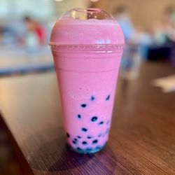 Cafe Vie - Watermelon Boba Smoothie