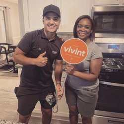 Vivint Smart Home - My sales rep roy and my wife