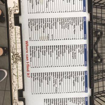 VG's Grocery - a menu on a bicycle - Grocery Near Me - Howell, Michigan