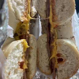 a half of a sandwich