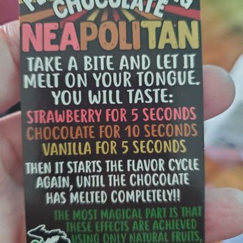 Oh Mi Organics - What chocolates come with instructions? These do. The best melt in your mouth chocolates ever. - Chocolatiers & Shops Near Me - Saint Johns, Michigan
