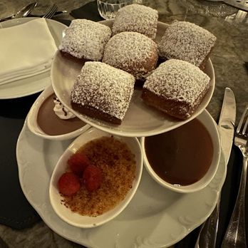 Bourbon Steak - Beignets with 3 dipping options, so good - Steakhouses Near Me - San Francisco, California