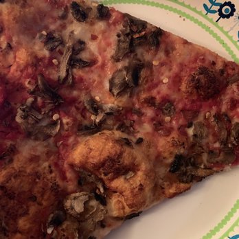 Caliente Pizza and Draft House - Cardboard with minimal sauce and a few bits and pieces (the cheap canned kind of mushroom) of burned dried mushrooms. - Pizza Near Me - Monroeville, Pennsylvania