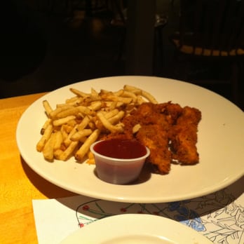 Big Sur Lodge Restaurant - kid's chicken fingers. meh - Salad Near Me - Big Sur, California