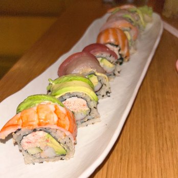 Makoto - Rainbow Roll - Japanese Near Me - Miami Beach, Florida Makoto - Rainbow Roll - Japanese Near Me - Miami Beach, Florida