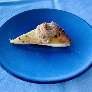 The Silver King Coastal Kitchen - Amuse-bouche of Pita & Hummus. - New American Near Me - Fort Myers, Florida