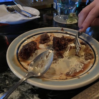 Man of Kent - The destroyed remains of the sticky toffee pudding. Will go back and post a before photo too. - Pubs Near Me - Toronto, Ontario Man of Kent - The destroyed remains of the sticky toffee pudding. Will go back and post a before photo too. - Pubs Near Me - Toronto, Ontario