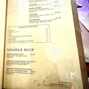 Krok - Menu - Thai Near Me - Las Vegas, Nevada Krok - Menu - Thai Near Me - Las Vegas, Nevada