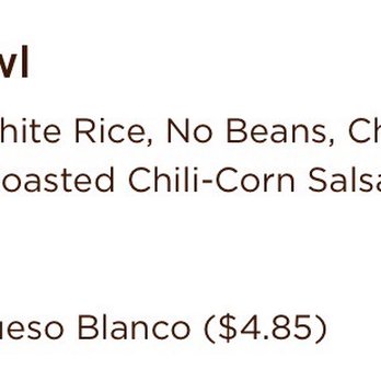 Chipotle Mexican Grill - What I ordered. - Mexican Near Me - Newington, Connecticut