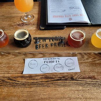 New York Beer Project - October harvest flight! Delicious - Gastropubs Near Me - Victor, New York New York Beer Project - October harvest flight! Delicious - Gastropubs Near Me - Victor, New York