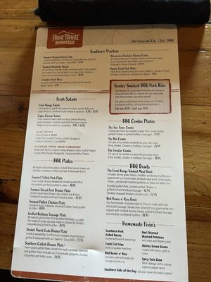 Menu photo 4 Front Range Barbeque Colorado Springs, CO