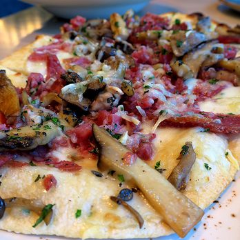 The Bistro Edgewood - the wild mushroom and elk sausage pizza ... wonderful - New American Near Me - Stateline, Nevada The Bistro Edgewood - the wild mushroom and elk sausage pizza ... wonderful - New American Near Me - Stateline, Nevada