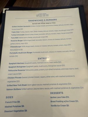 Menu photo 7 Roxanne Cafe San Francisco, CA