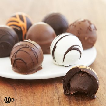 Rocky Mountain Chocolate Factory - a plate of chocolate truffles - Chocolatiers & Shops Near Me - Denver, Colorado Rocky Mountain Chocolate Factory - a plate of chocolate truffles - Chocolatiers & Shops Near Me - Denver, Colorado