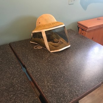 Hydromellerie - a helmet on a table - Specialty Food Near Me - Saint-Paul-de-la-Croix, Quebec