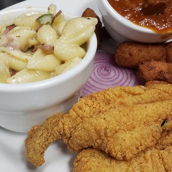 Red Oak Fillin' Station - Fried little Catfish, Brisket Mac and beans - Southern Near Me - Hot Springs, Arkansas Red Oak Fillin' Station - Fried little Catfish, Brisket Mac and beans - Southern Near Me - Hot Springs, Arkansas