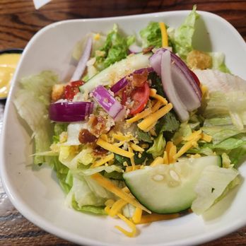 Texas Steakhouse & Catering - Side salad with honey mustard dressing - Steakhouses Near Me - Beckley, West Virginia Texas Steakhouse & Catering - Side salad with honey mustard dressing - Steakhouses Near Me - Beckley, West Virginia