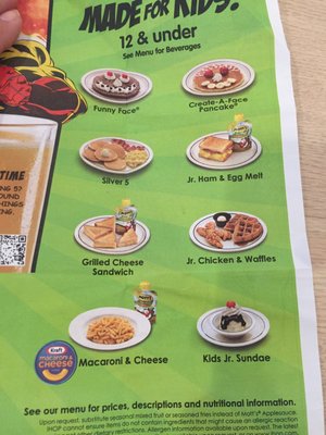 Menu photo 2 IHOP Chula Vista, CA