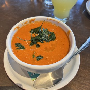 Culinary Dropout - Roasted red pepper soup was delicious and HOT! :) - New American Near Me - Denver, Colorado
