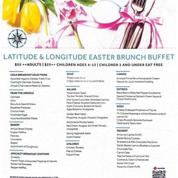 Easter Brunch Menu Easter Brunch Menu
