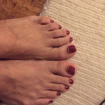 Golden Nails Spa - Obsessising over this right now! She fixed my broken toe nail, Can you tell??!! - Nail Salons Near Me - Tempe, Arizona