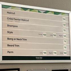 Great Clips - Millbrae - Price update