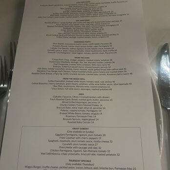 Prezza - Menu - Italian Near Me - Boston, Massachusetts