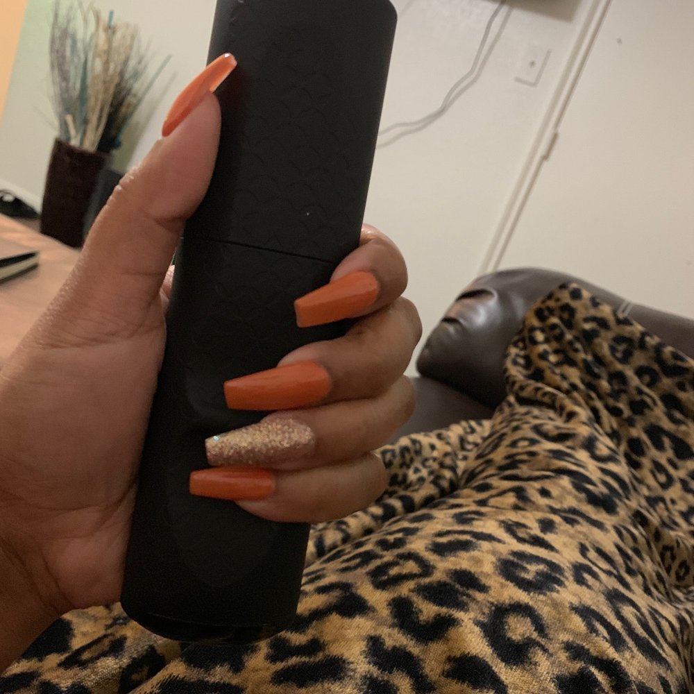 Full set by crystal with gel Polish