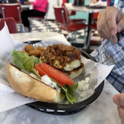 Bubby's Diner - Bacon Jam and Cheese Burger