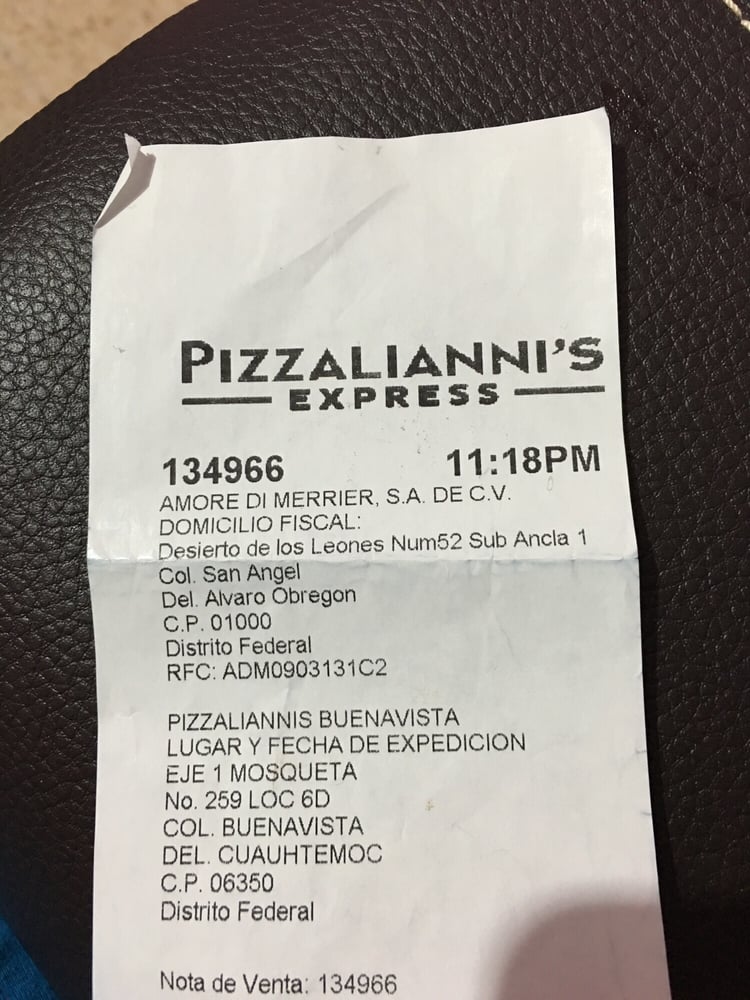 PIZZALIANNI’S Mosqueta 259, Buenavista, CDMX, Mexico Pizza