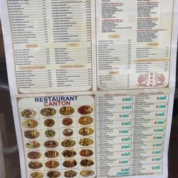 Canton Cafe - Menu