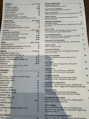 Menu photo 2 Plums Cafe Costa Mesa, CA