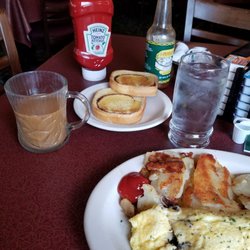 The Old Depot - Homemade cinnamon swirl toast. So yummy.