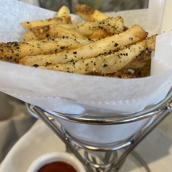 Mariposa - Truffle fries with ketchup - New American Near Me - Honolulu, Hawaii Mariposa - Truffle fries with ketchup - New American Near Me - Honolulu, Hawaii